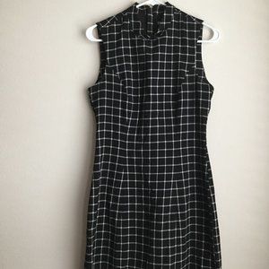 H&M checker mini dress, size 8